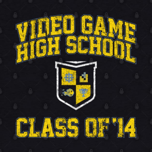 Video Game High School Class of 14 by huckblade